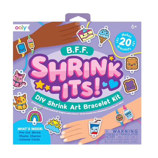 Shrink-Its!: D.I.Y. Shrink Art Bracelet Kit - B.F.F. (24 PC