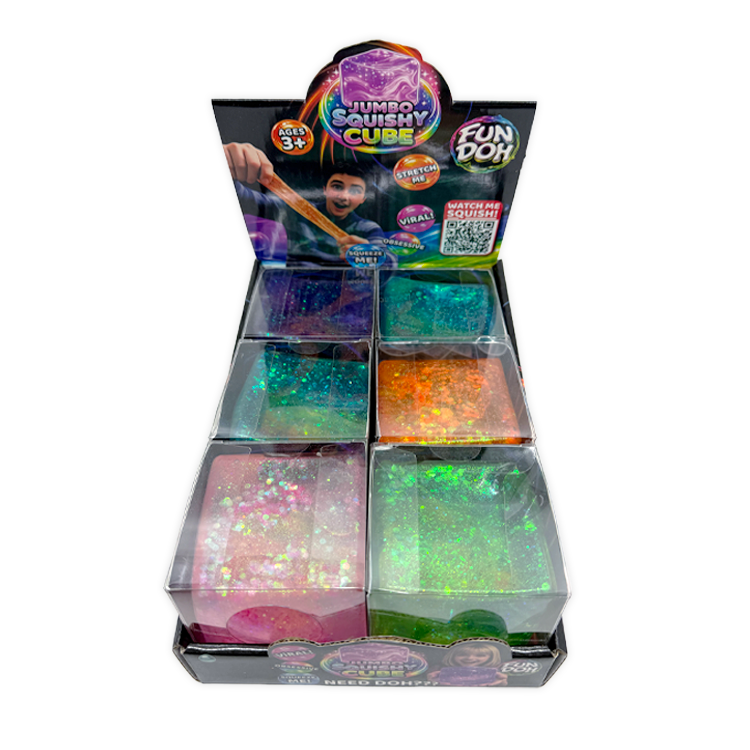 Fun Doh JUMBO Squishy Cube Assortment -