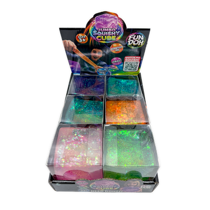 Fun Doh JUMBO Squishy Cube Assortment -