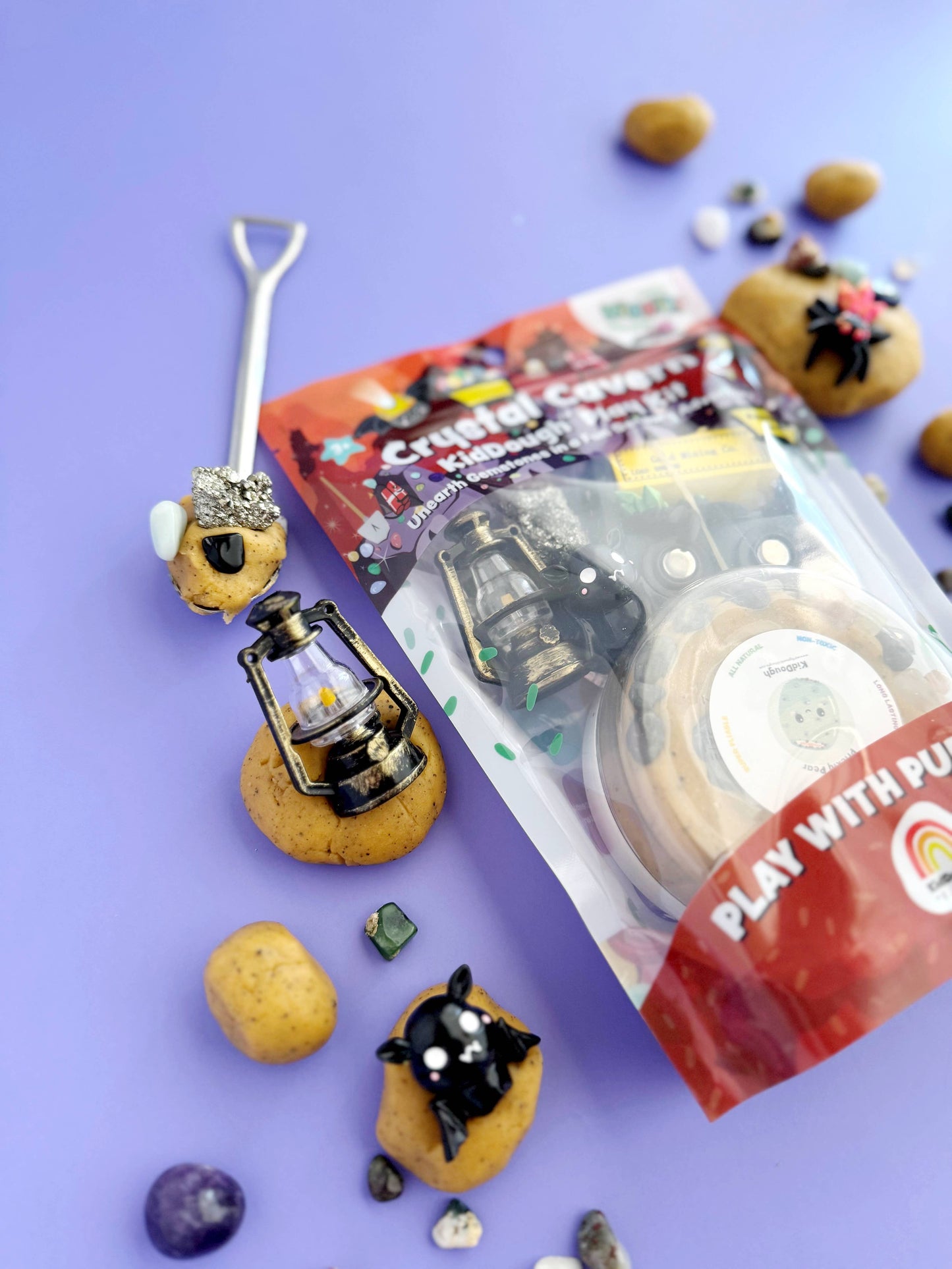 Crystal Cavern KidDough Play Kit featuring Wigglitz