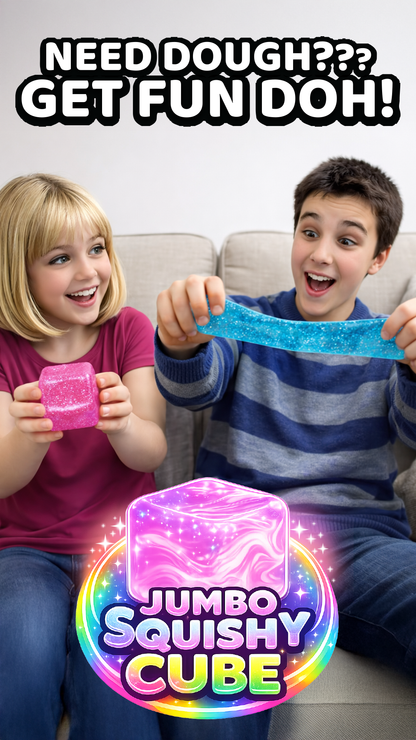Fun Doh JUMBO Squishy Cube Assortment -