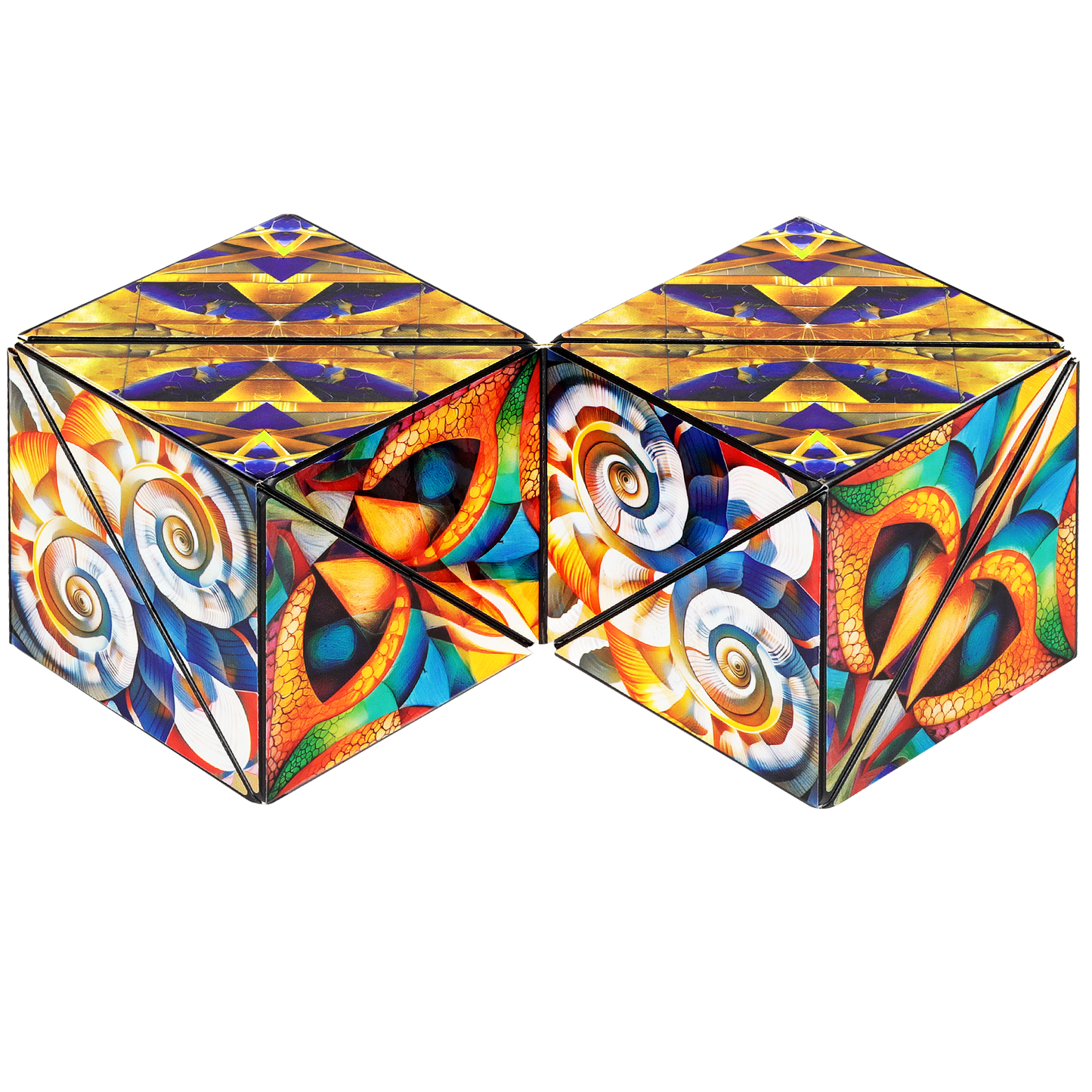 Shashibo Squared Atlantis Magnetic Puzzle Cube STEAM MESH