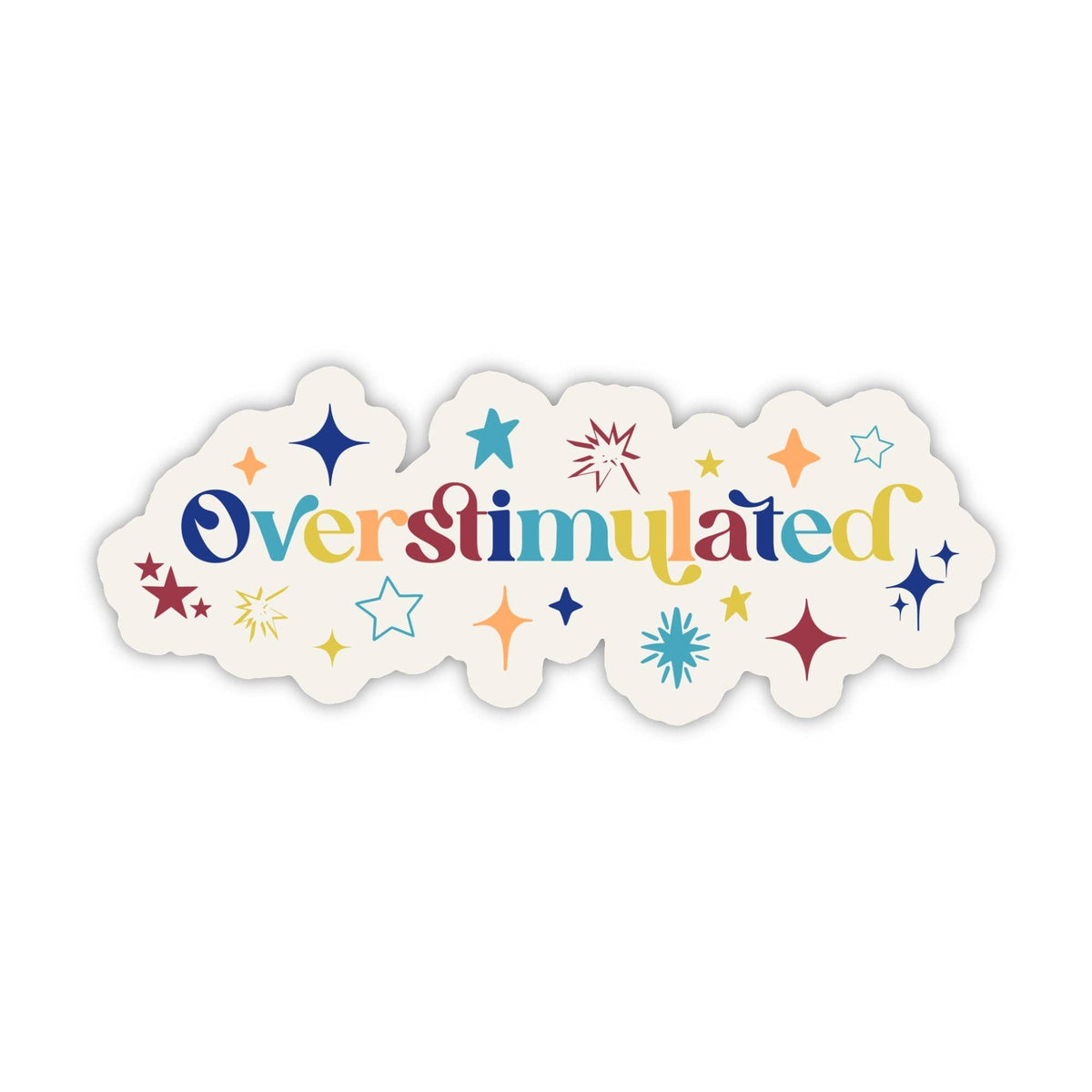 Overstimulated - sticker