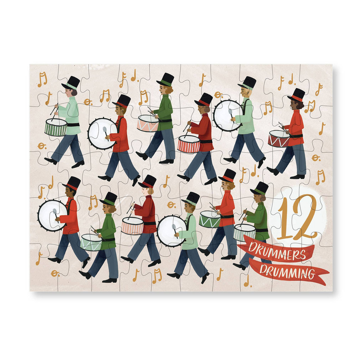 12 Days of Christmas - 50 Piece Jigsaw Puzzles - Set of 12