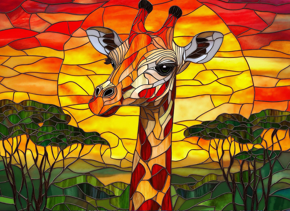 No. 10 - Sunset Giraffe