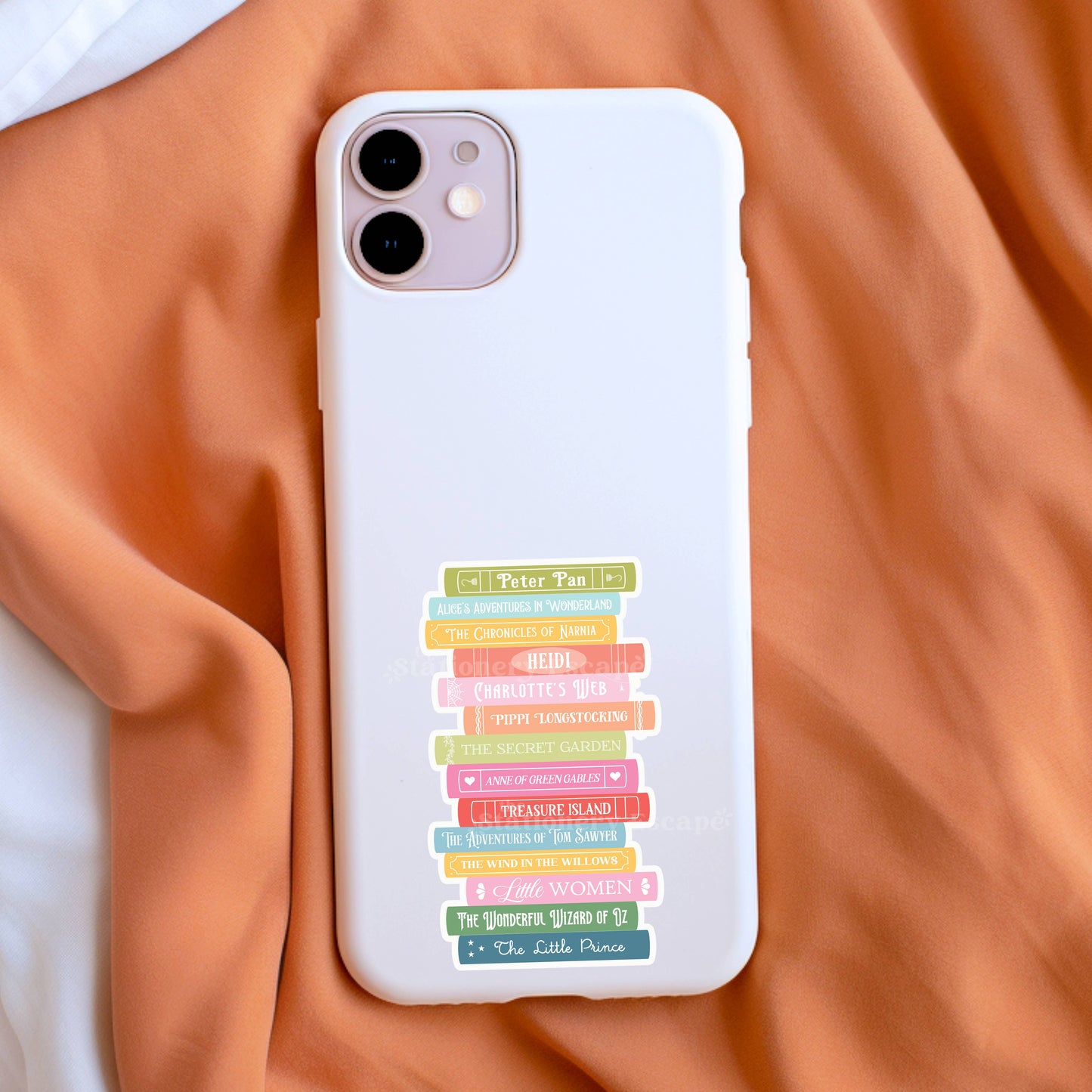 Children's Classics Book Stack Sticker