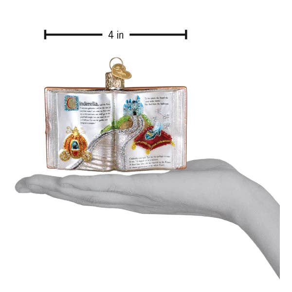 Cinderella Book Ornament
