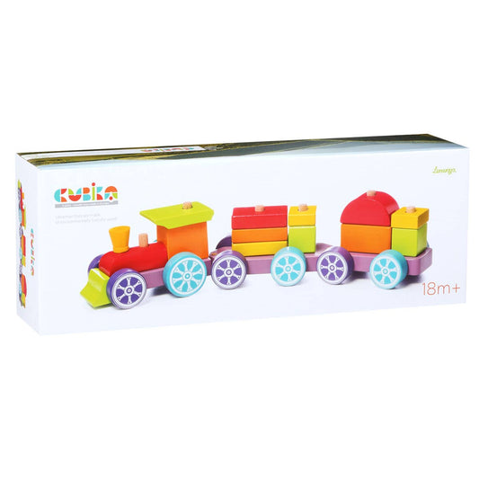Cubika Wooden Rainbow Express Train