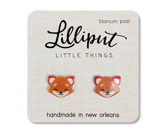 Fox Earrings // Animal Earrings