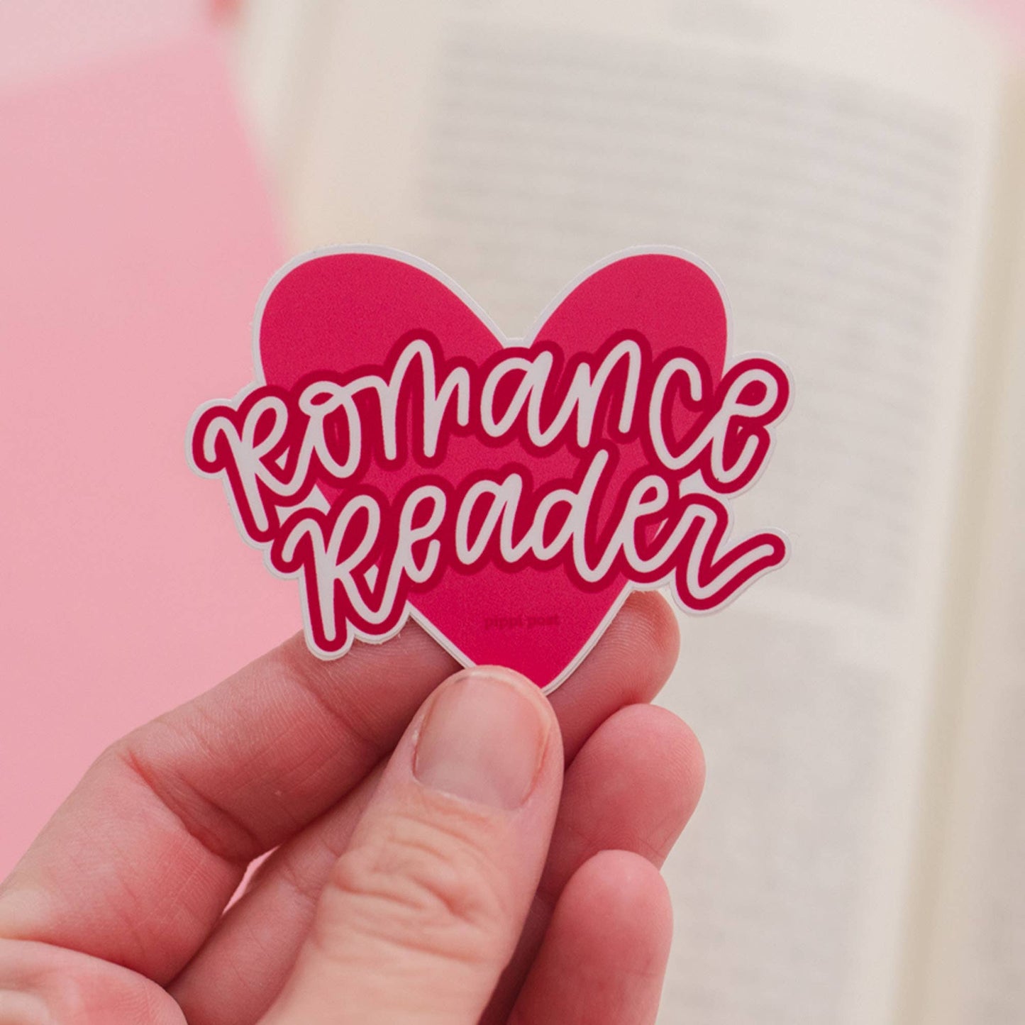 Romance Reader Decal Sticker