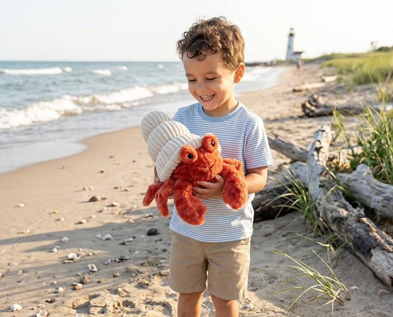 12" (23cm) Medium Wild Onez Hermit Crab Stuffed Animal