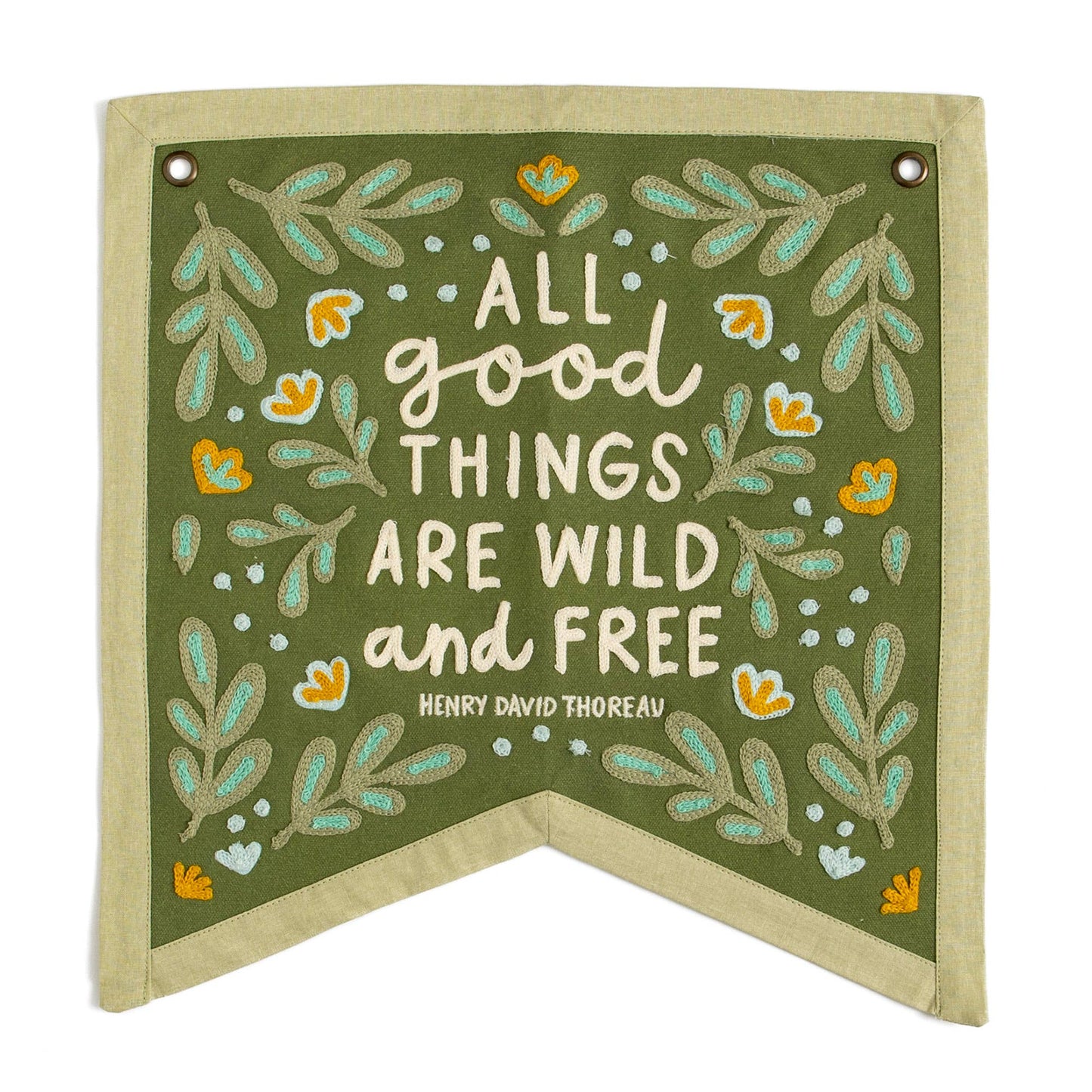 Wild And Free Canvas Banner