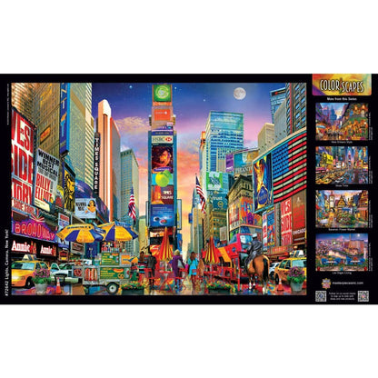 Colorscapes - Lights, Camera, New York! 1000 Piece Jigsaw Puzzle