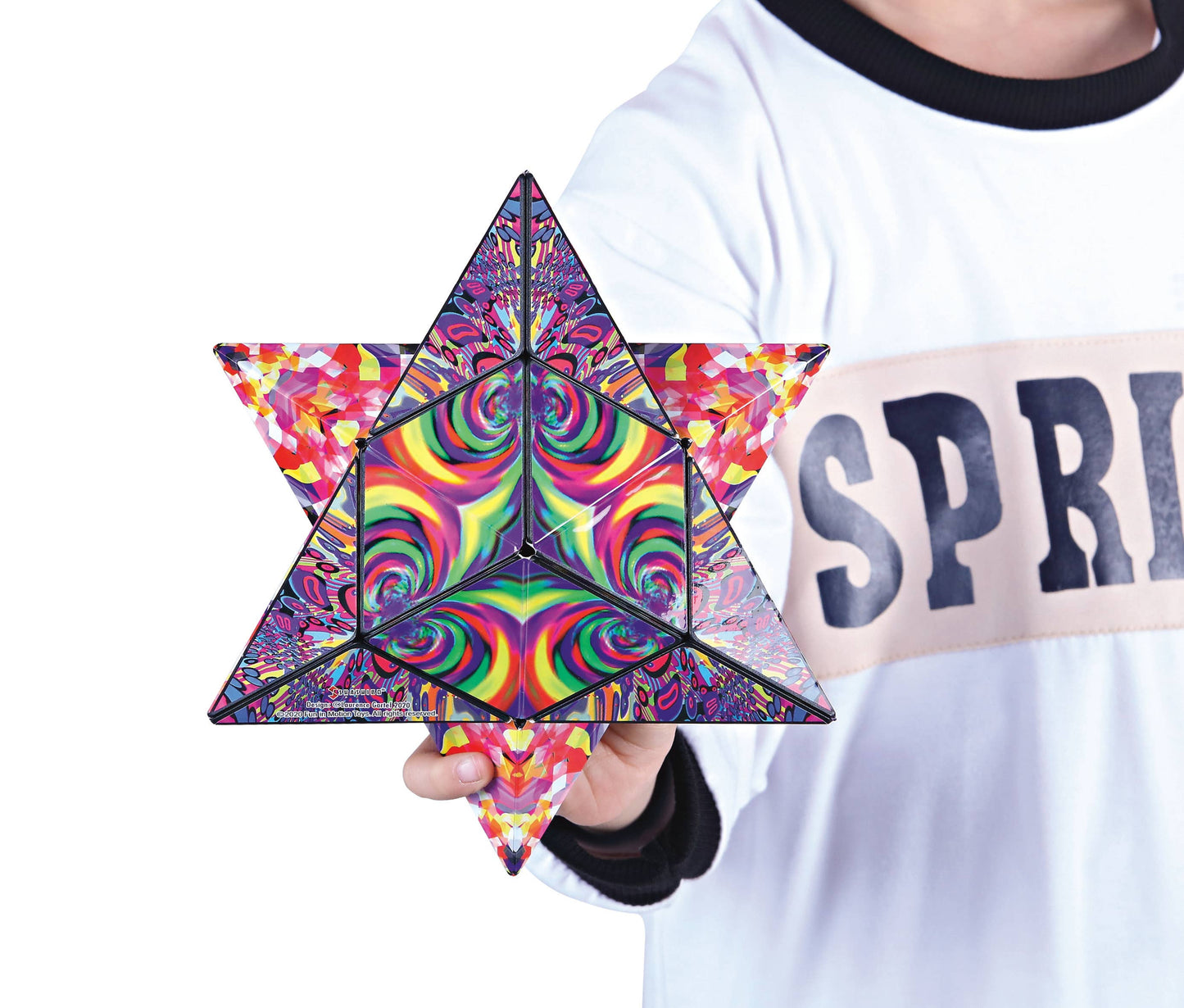 Shashibo Confetti Magnetic Puzzle Cube STEM STEAM MESH