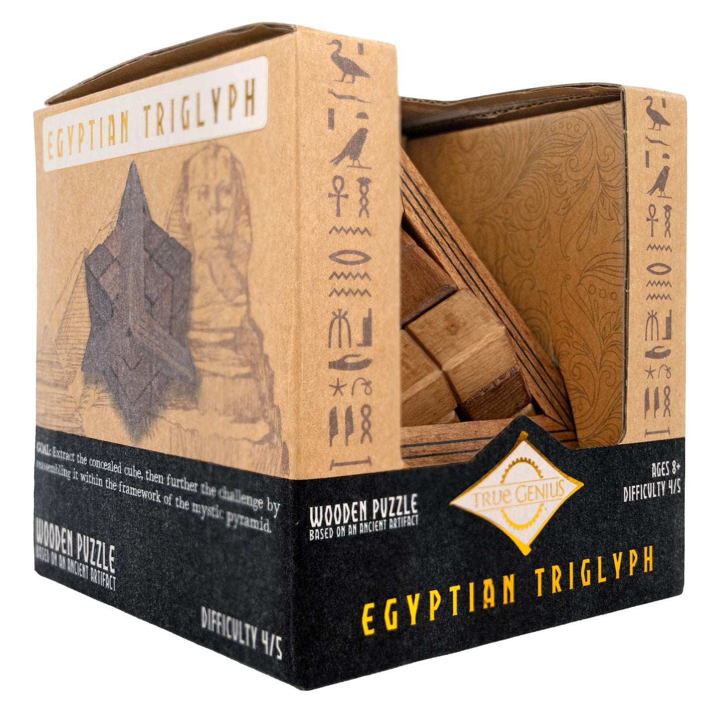 True Genius Egyptian Triglyph Puzzle