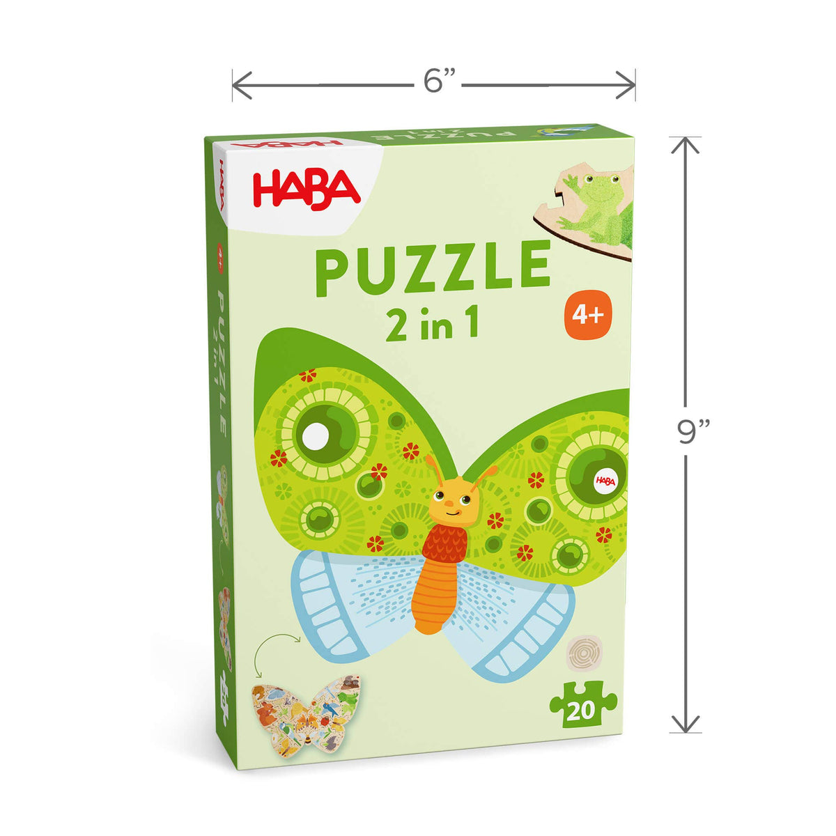 Butterfly 2-in-1 Wooden Puzzle
