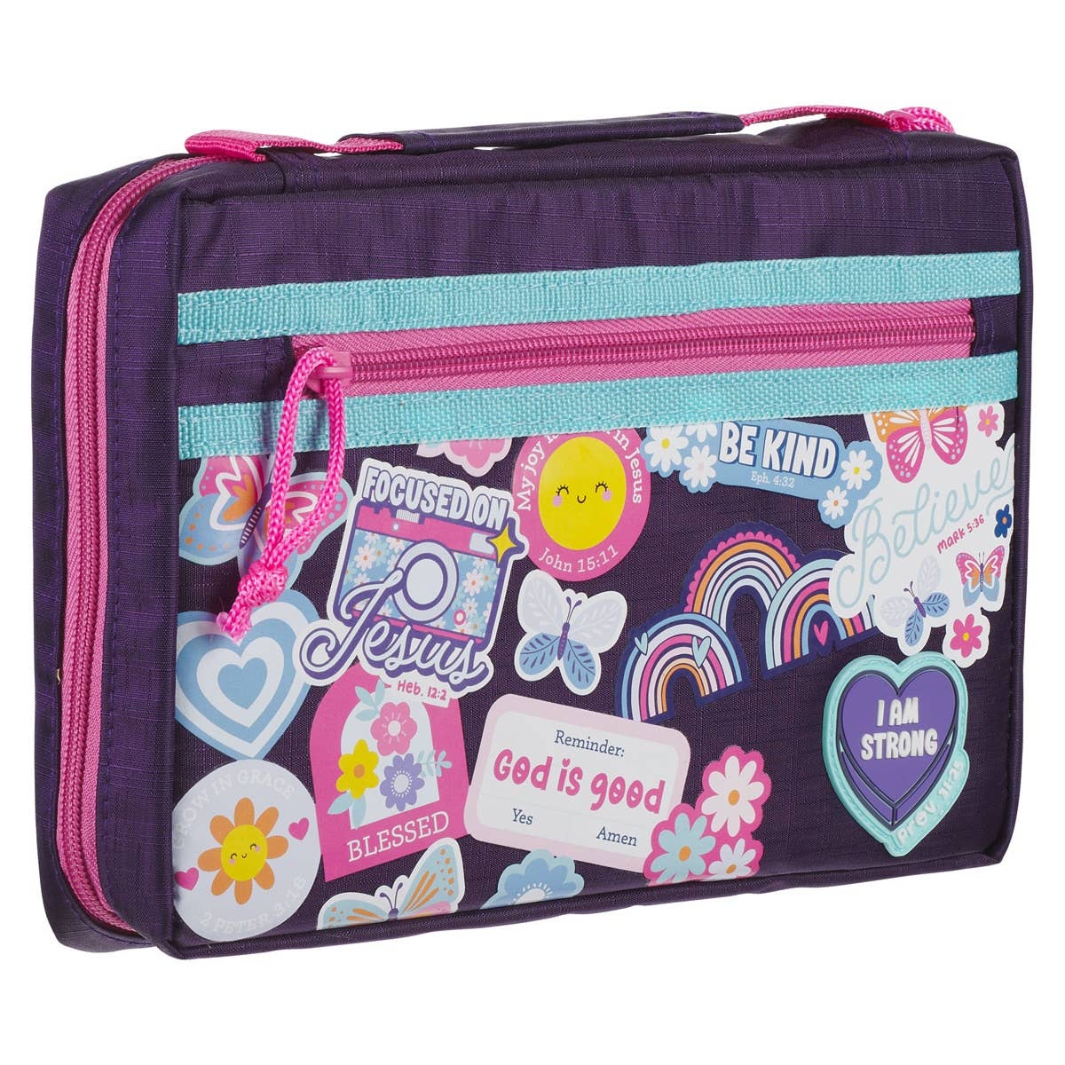 Bible Cover Fashion I Am Strong Prov. 31:25 S