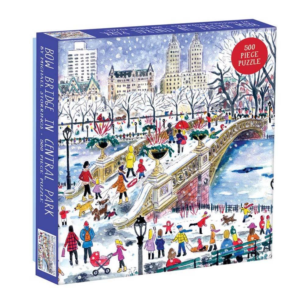 Michael Storrings Bow Bridge In Central Park 500pc