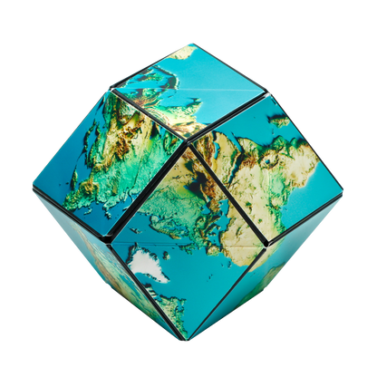 Shashibo Earth Magnetic Puzzle Cube STEM STEAM MESH