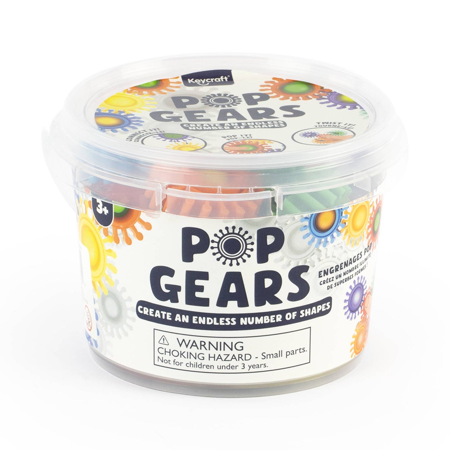 Keycraft PopGears (21 pieces) Sensory Toy
