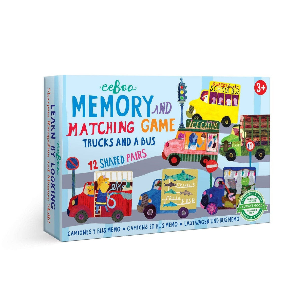 Trucks & A Bus Little Memory & Matching Game