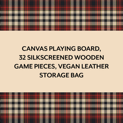 Pendleton Red Black Check Pattern Chess & Checkers