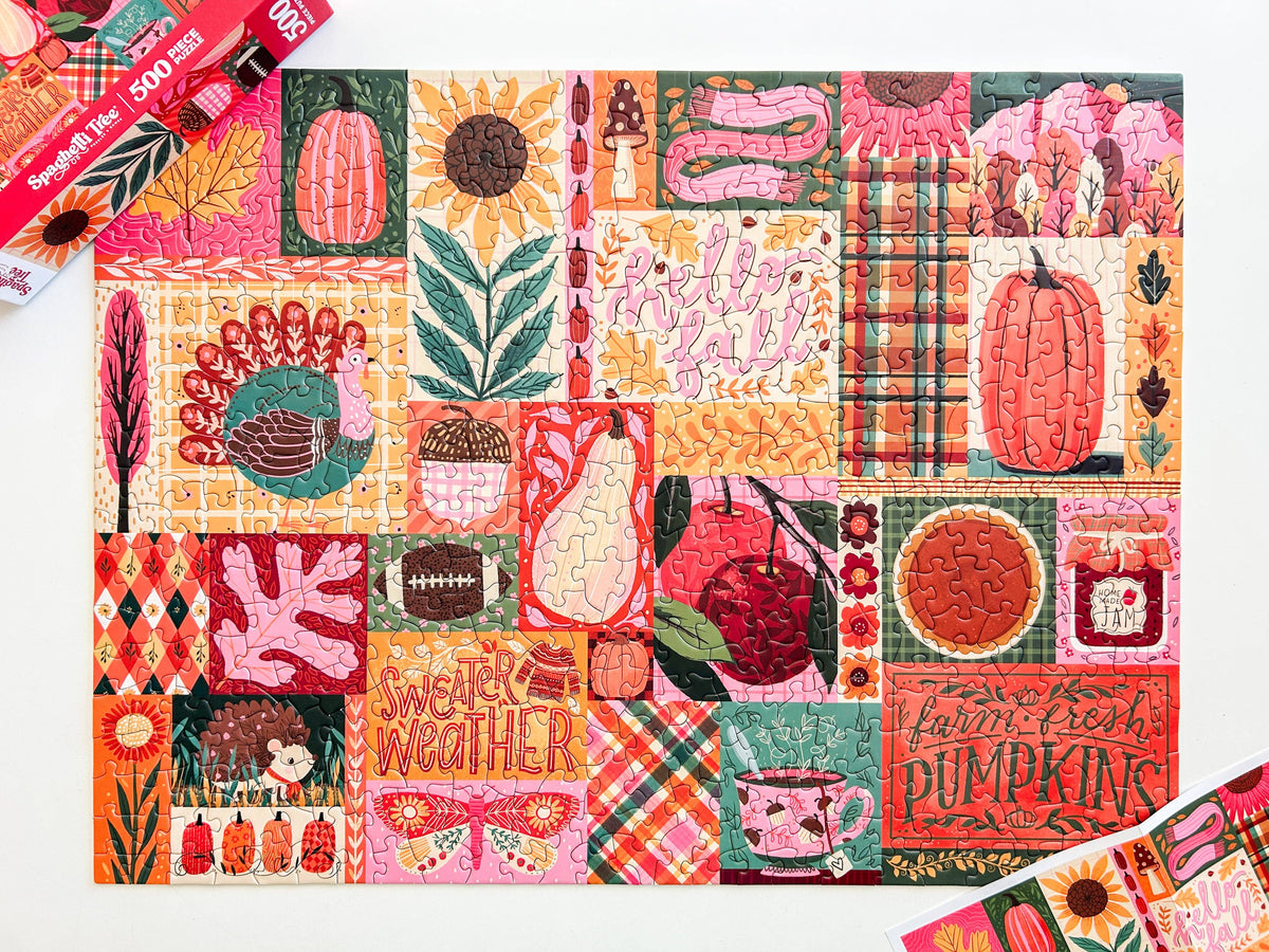 Sweater Weather 500 Piece Fall Puzzle