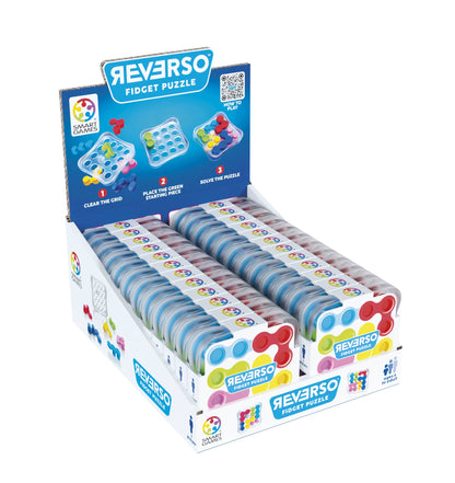 SmartGames Reverso Fidget Double-Sided Puzzle - Ages 6+