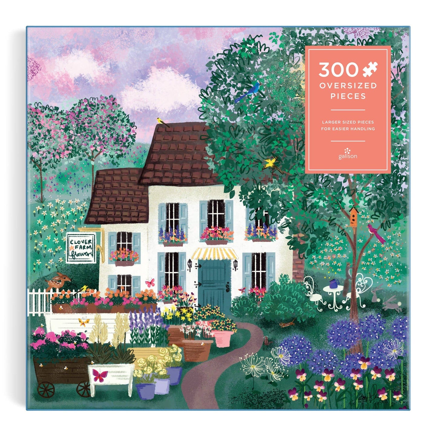 Joy Laforme Garden Path 300 Piece Puzzle