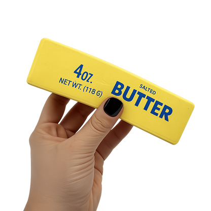 Fun Doh 6" Butter Stick Slow Rise Fidget Toy - 12/Display