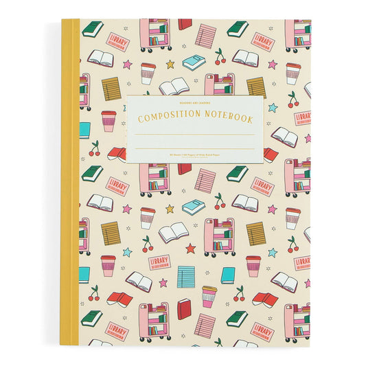 Library Books Composition Notebook