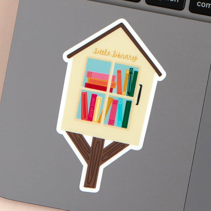 Little Library Decal Sticker