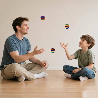 12PCS - Crochet Hacky Sack Toy Balls