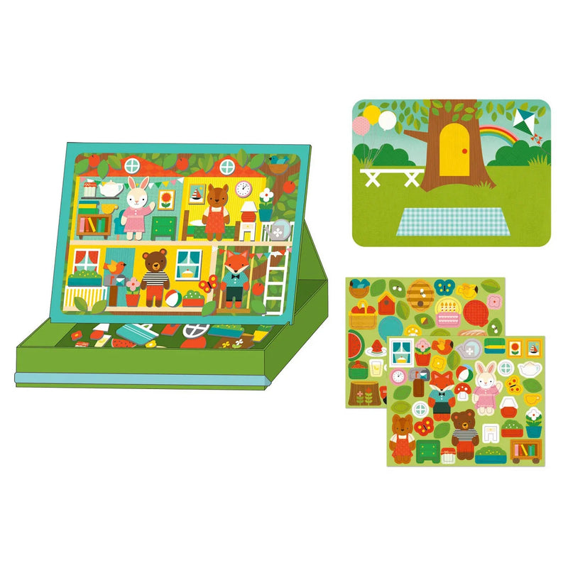 Magnetic Play Scene: Treehouse Party