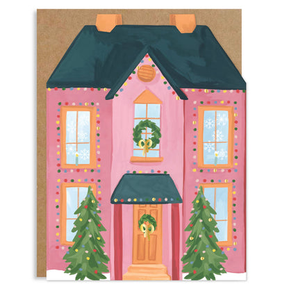 Holiday Village Specialty Greeting Card Set