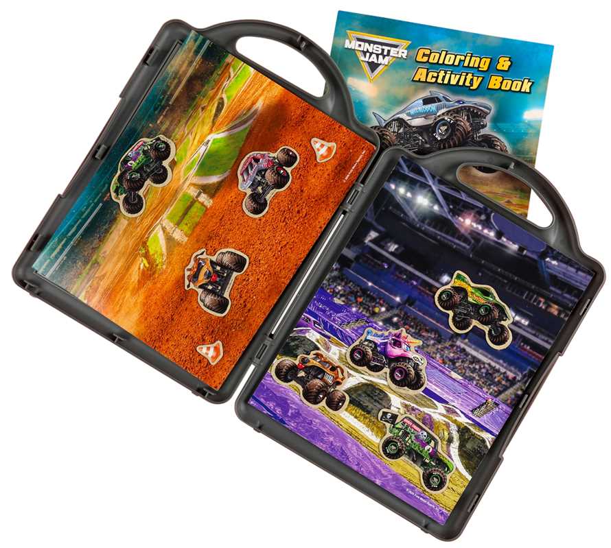 Monster Jam Magnetic Play Set by Editors of Studio Fun International