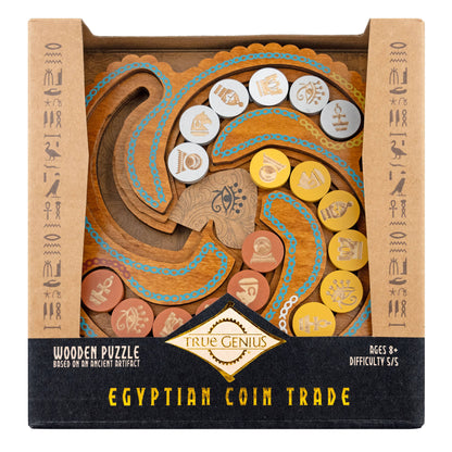 True Genius Egyptian Coin Trade Puzzle