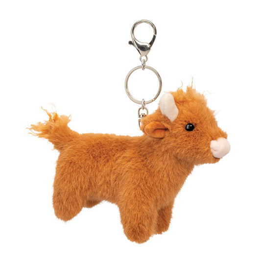 Highland Cow Bag Charm - Douglas Toys
