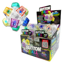Fidget Button Ball Silicone Sensory Stress Toy